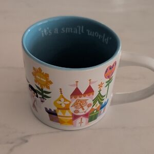 Disney White Mug with Multicolor Floral Goodbye Graphic